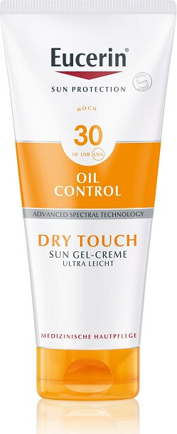 EUCERIN SUN Krémový gel na opalování Dry Touch Oil Control SPF 30 200 ml