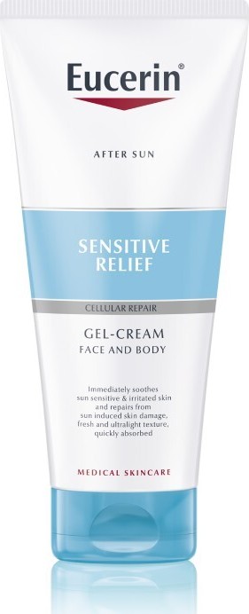 EUCERIN SUN Regenerační gelový krém po opalování Sensitive Relief 200 ml