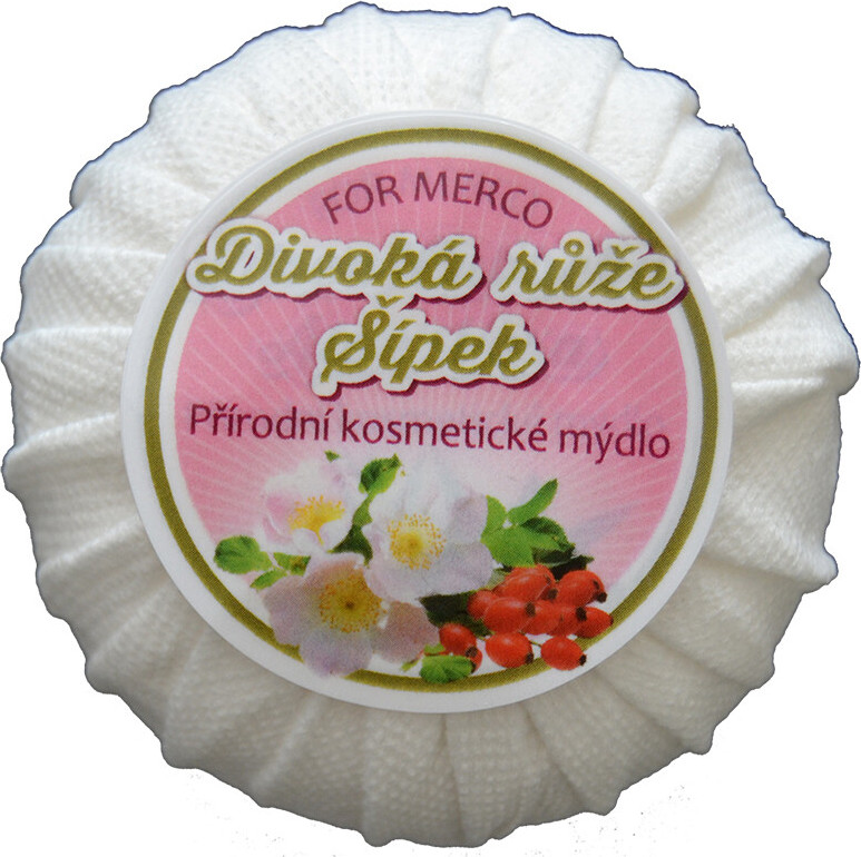 For Merco přírodní kosmetické mýdlo Divoká růže & Šípek 100 g