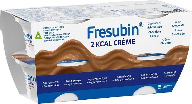 FRESUBIN 2 KCAL CREME PŘÍCHUŤ ČOKOLÁDA POR POR SOL 4X125G