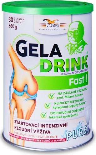 Geladrink Fast Pure práškový nápoj 360g