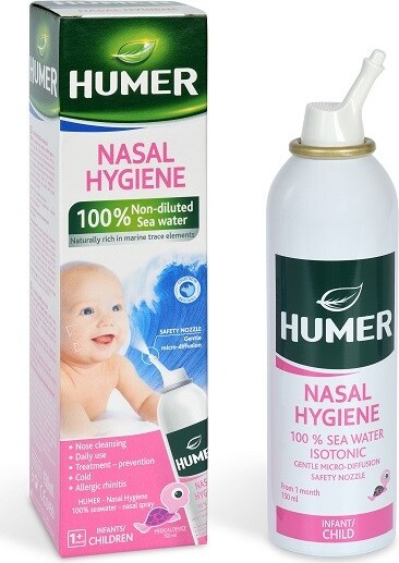 Humer Hygiena nosu 100% mořská voda pro děti 150ml