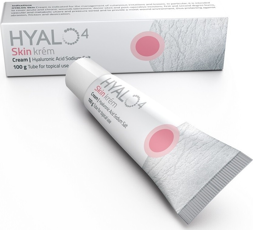 HYALO4 SKIN KRÉM 100G KRÉM S OBSAHEM SODNÉ SOLI KYSELINY HYALURONOVÉ