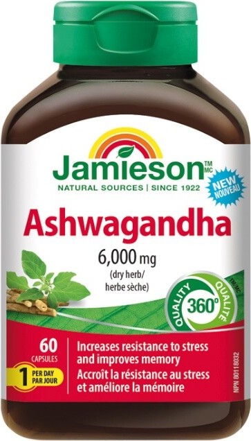 JAMIESON Ashwagandha cps.60