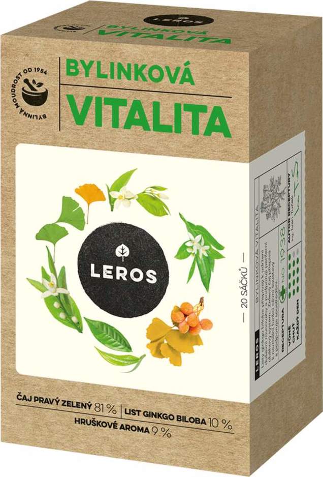 LEROS bylinková vitalita 20x2g