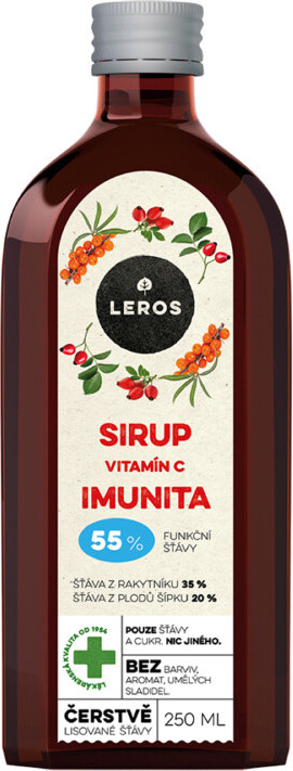 LEROS Sirup vitamín C imunita 250ml