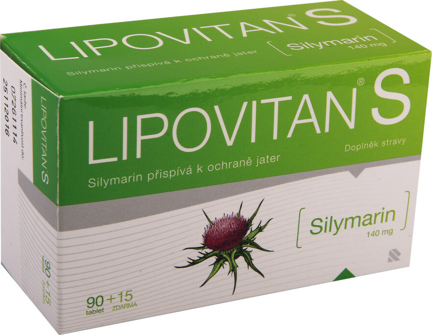 Lipovitan S tbl.90+15 zdarma