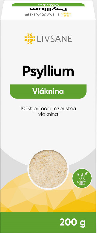 LIVSANE Psyllium přírodní rozpustná vláknina 200g