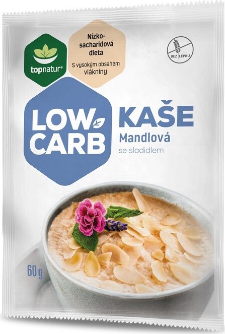 LOW CARB kaše mandlová 60g TOPNATUR