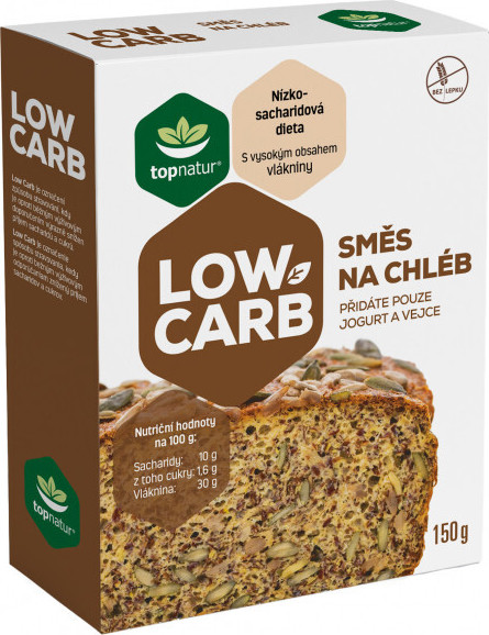 LOW CARB Směs na chléb 150g TOPNATUR