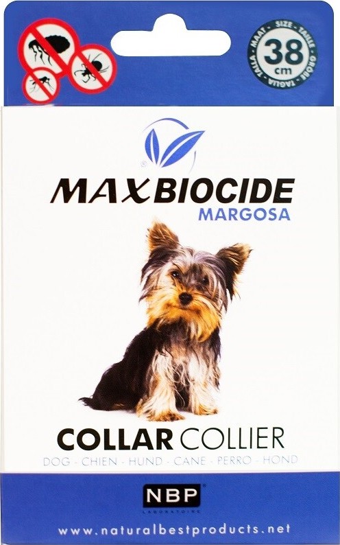 Max Biocide Dog Collar obojek pro psy 38cm