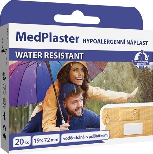 MedPlaster Náplast water resistant 19x72mm 20ks