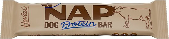 NAP Dog Proteinová tyčinka hovězí 50g