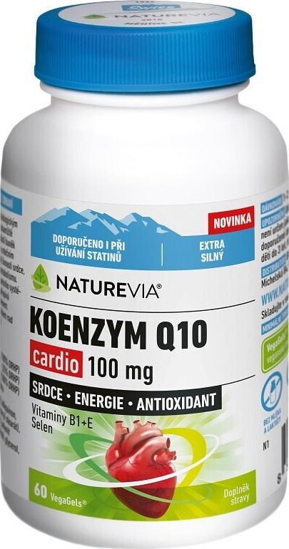 NatureVia Koenzym Q10 Cardio 100mg cps.60