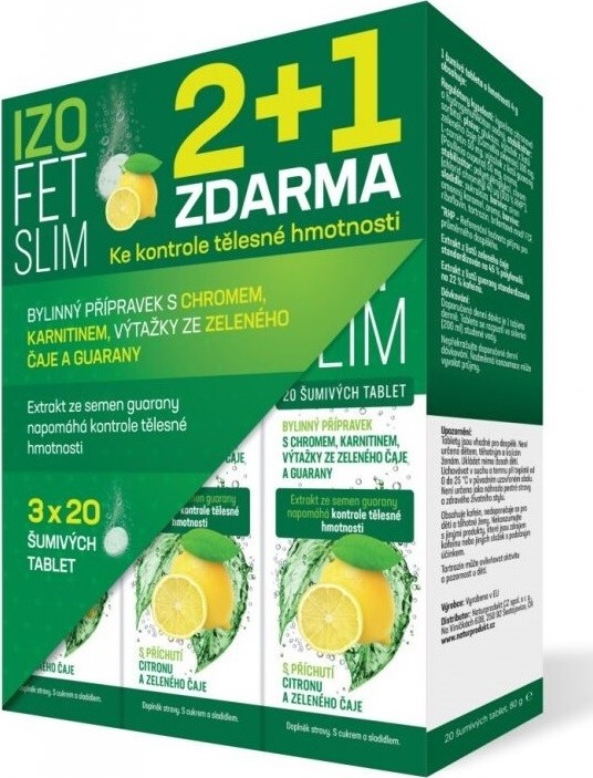 Naturprodukt Izofet Slim 60 šumivých tablet