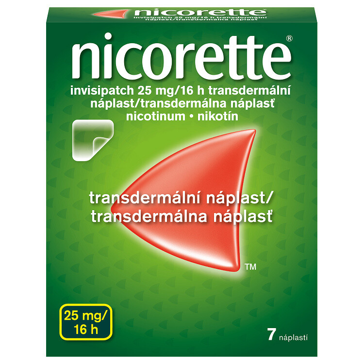 NICORETTE INVISIPATCH 25MG/16H transdermální náplasti 7 I