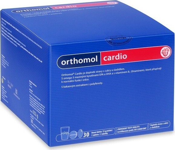 Orthomol Cardio 30 denních dávek