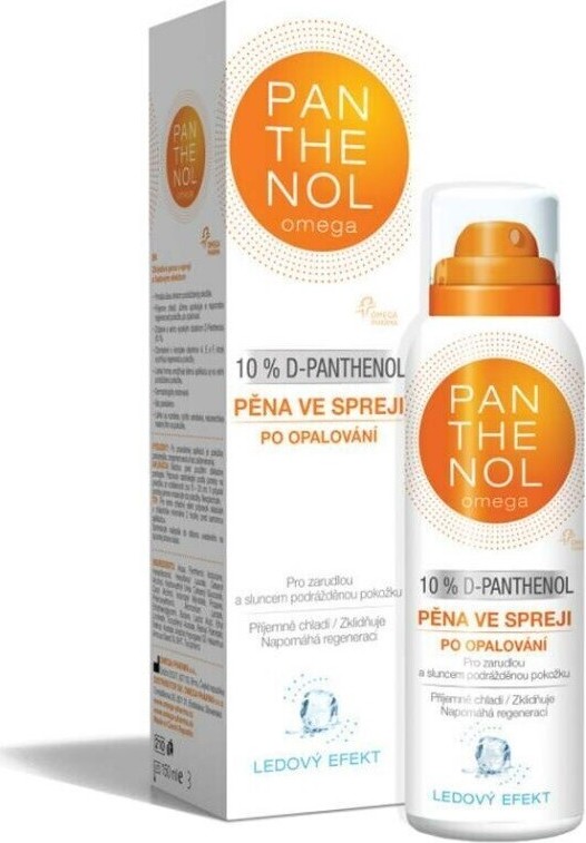 Panthenol Omega chladivá pěna po opalování sprej 10% 200ml