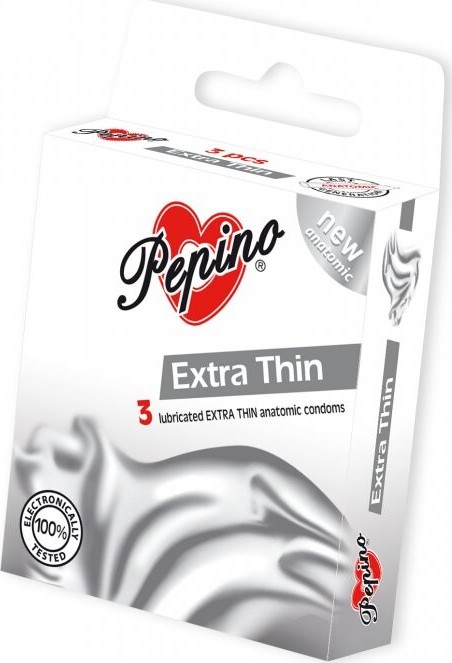 Pepino prezervativ Extra Thin 3ks