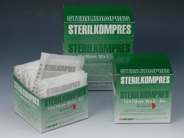 Sterilkompres gáza kompresní sterilní 7
