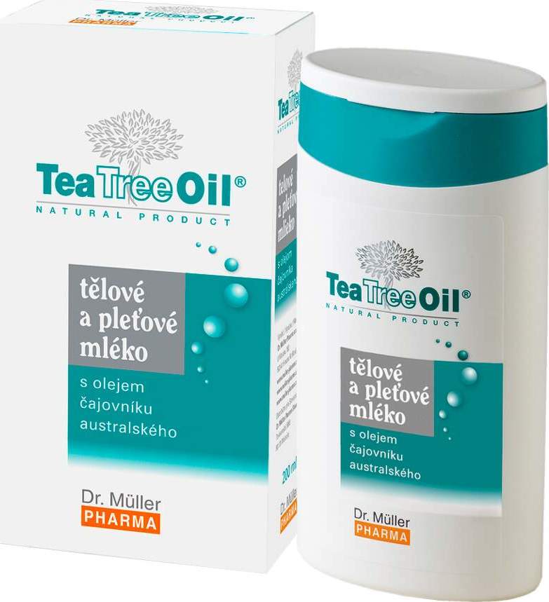 Tea Tree Oil tělové a pleť.mléko 200ml Dr.Müller