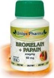 Uniospharma Bromelain+Papaya 60mg tbl.90