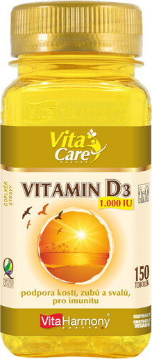 VitaHarmony Vitamin D3 1000IU tob.150