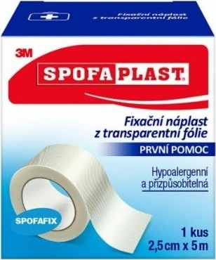 3M Spofaplast 432 Fix.náplast transp.fol.5mx25mm