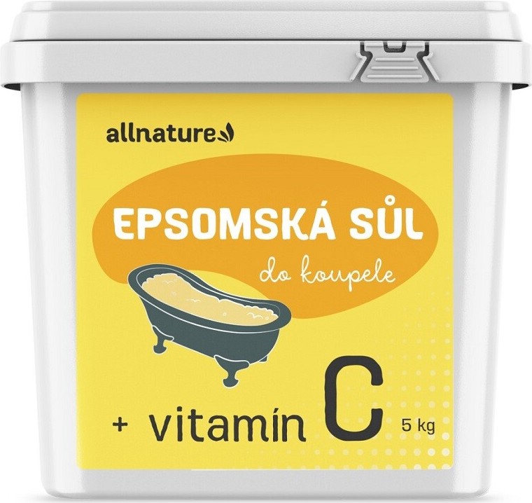Allnature Epsomská sůl s vitamínem C 5kg