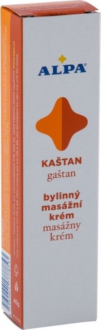 Alpa bylinný masážní krém kaštan 40ml