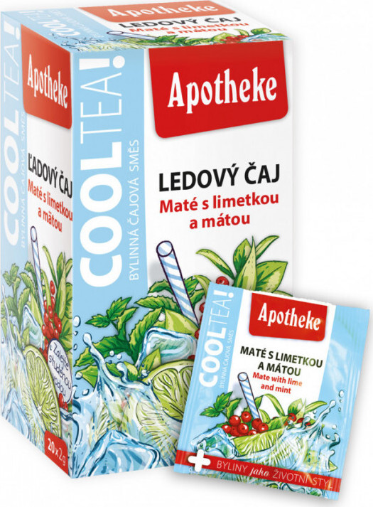 Apotheke CoolTea Maté s limetkou a mátou čaj 20x2g