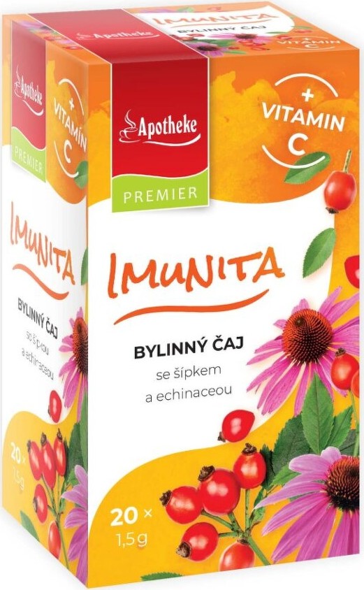 Apotheke Imunita bylinný čaj + vitamin C 20x1.5g