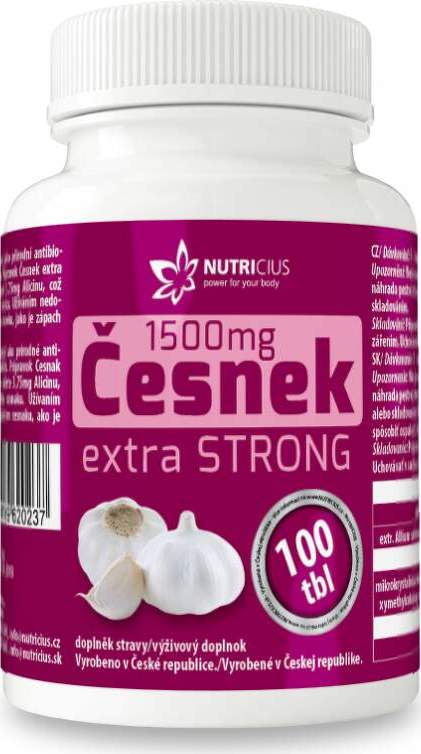 Česnek extra strong 1500mg tbl.100