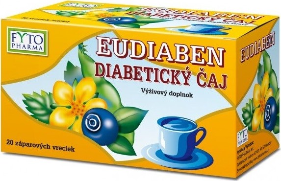 Diabetický čaj EUDIABEN 20x1g Fytopharma