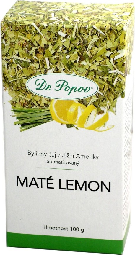 Dr.Popov Čaj Maté Lemon 20x1.5g