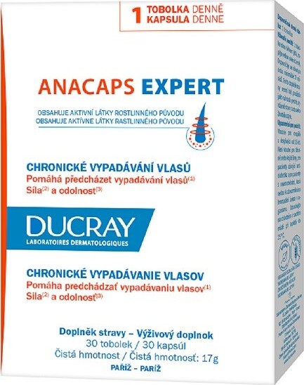 DUCRAY Anacaps Expert 30 kapslí