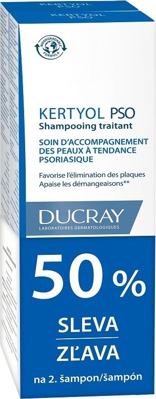 DUCRAY Kertyol PSO Keratoredukční šampon 200 ml DUO