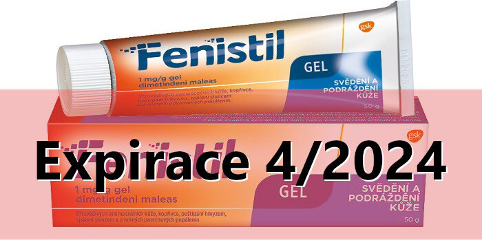 Fenistil gel 1mg/g při svědění pokožky 50G