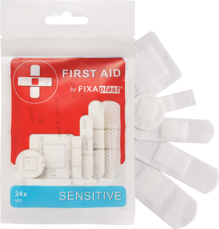 FIXAplast FIRST AID Sensitive náplast mix 24ks