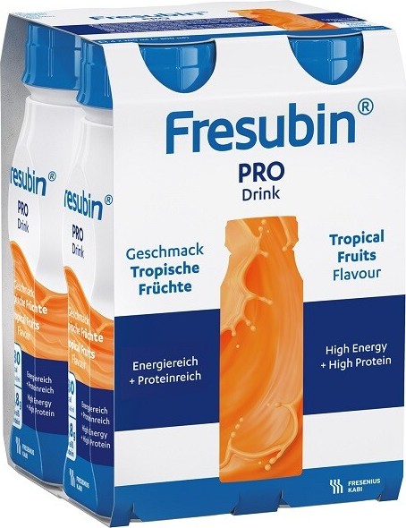 Fresubin Pro Drink příchutí tropické ovoce por.sol. 4 x 200 ml