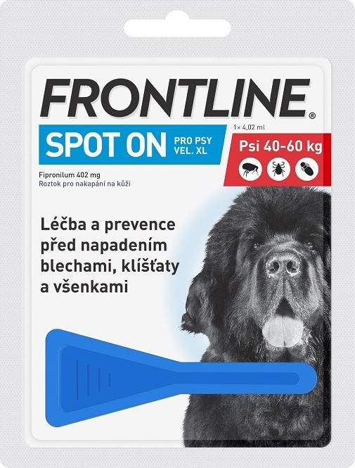 Frontline Spot On Dog XL 1x1 pipeta 4.02ml