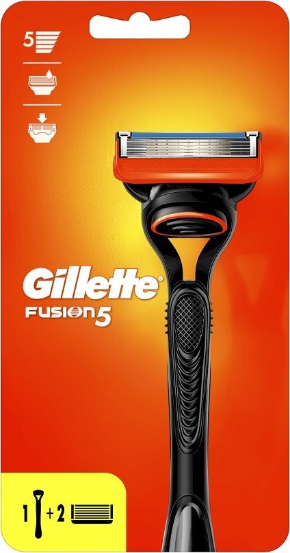 Gillette Fusion holicí strojek+2 náhradní hlavice