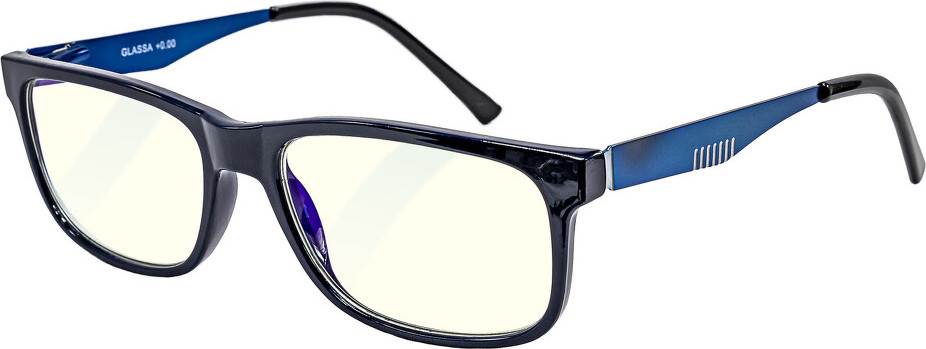 GLASSA brýle na PC modré +1.50