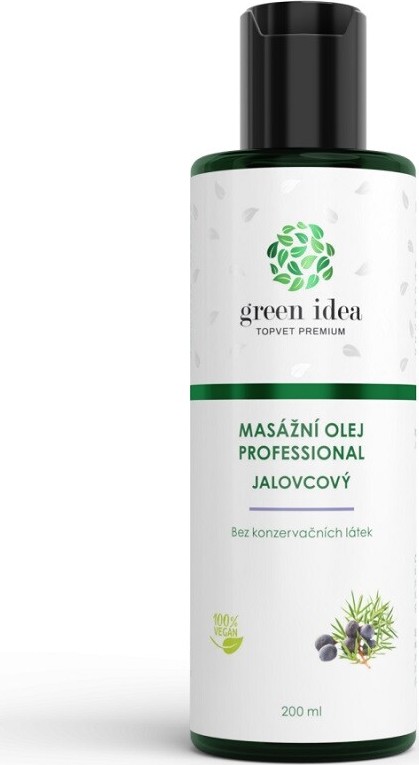 Green idea Jalovcový masážní olej 200ml