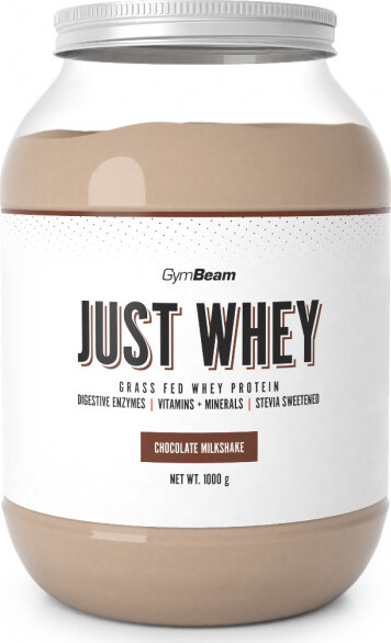 GymBeam Just Whey protein chocolate milkshake 1000g