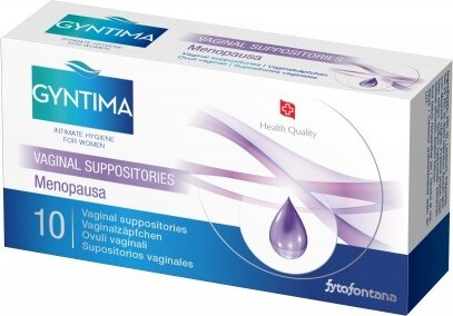 Gyntima Menopausa vaginální čípky 10 ks