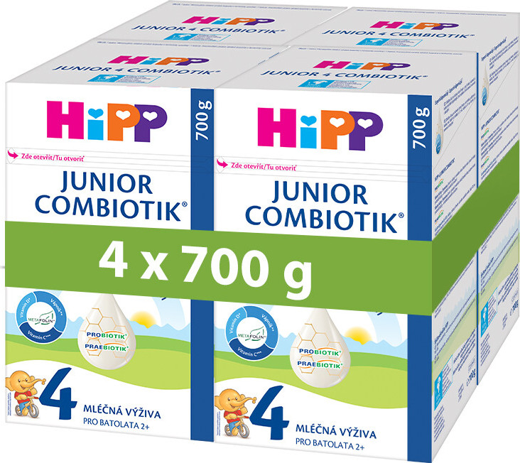 HiPP 4 Junior Combiotik mléčná výživa 4x700g
