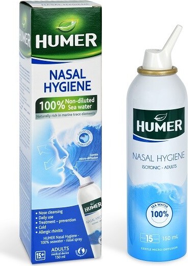 Humer Hygiena nosu 100% mořská voda pro dosp.150ml