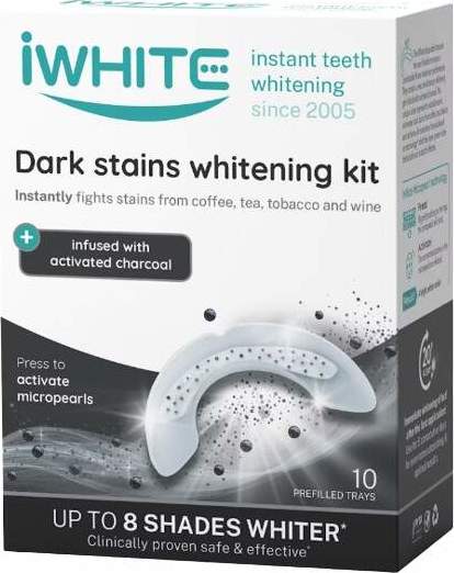 iWhite Dark stains sada na bělení zubů 10x0.8g