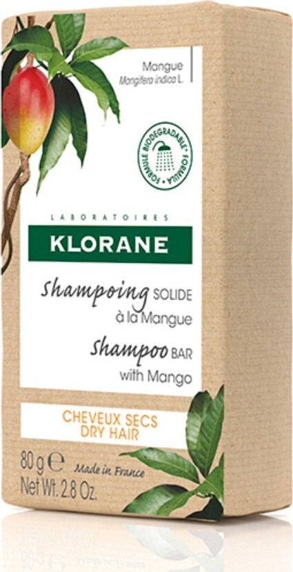 Klorane Tuhý šampon s mangem 80 g